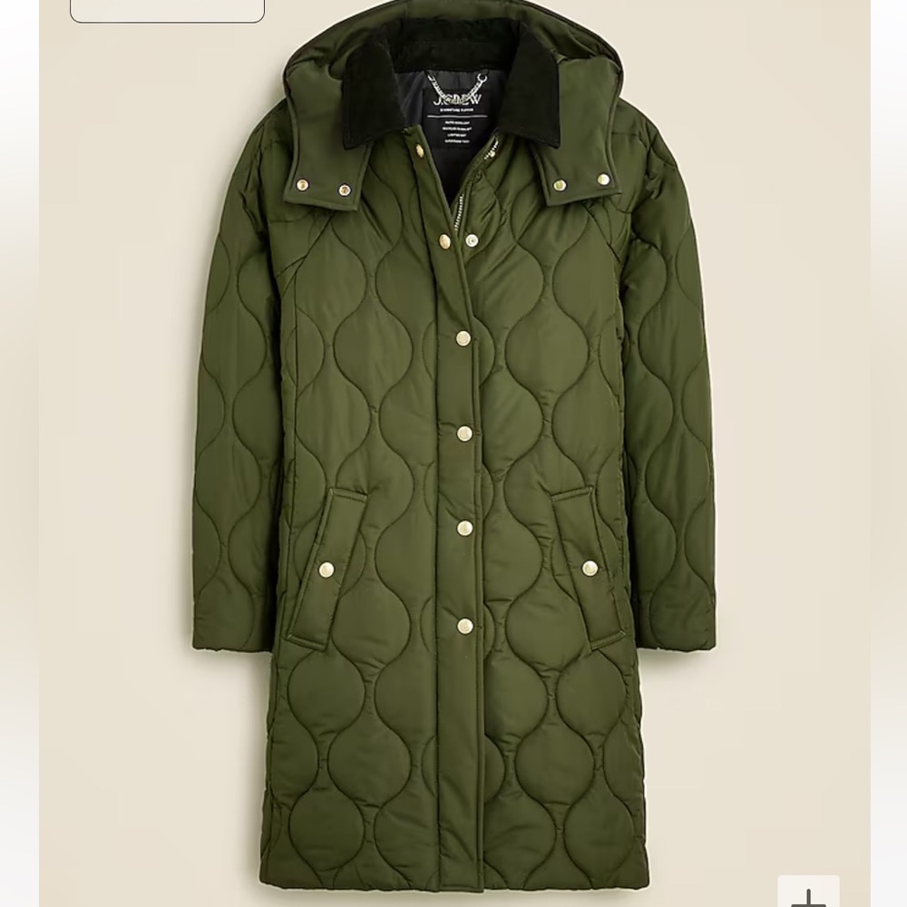 JCREW Stowe puffer jacket with primaloft